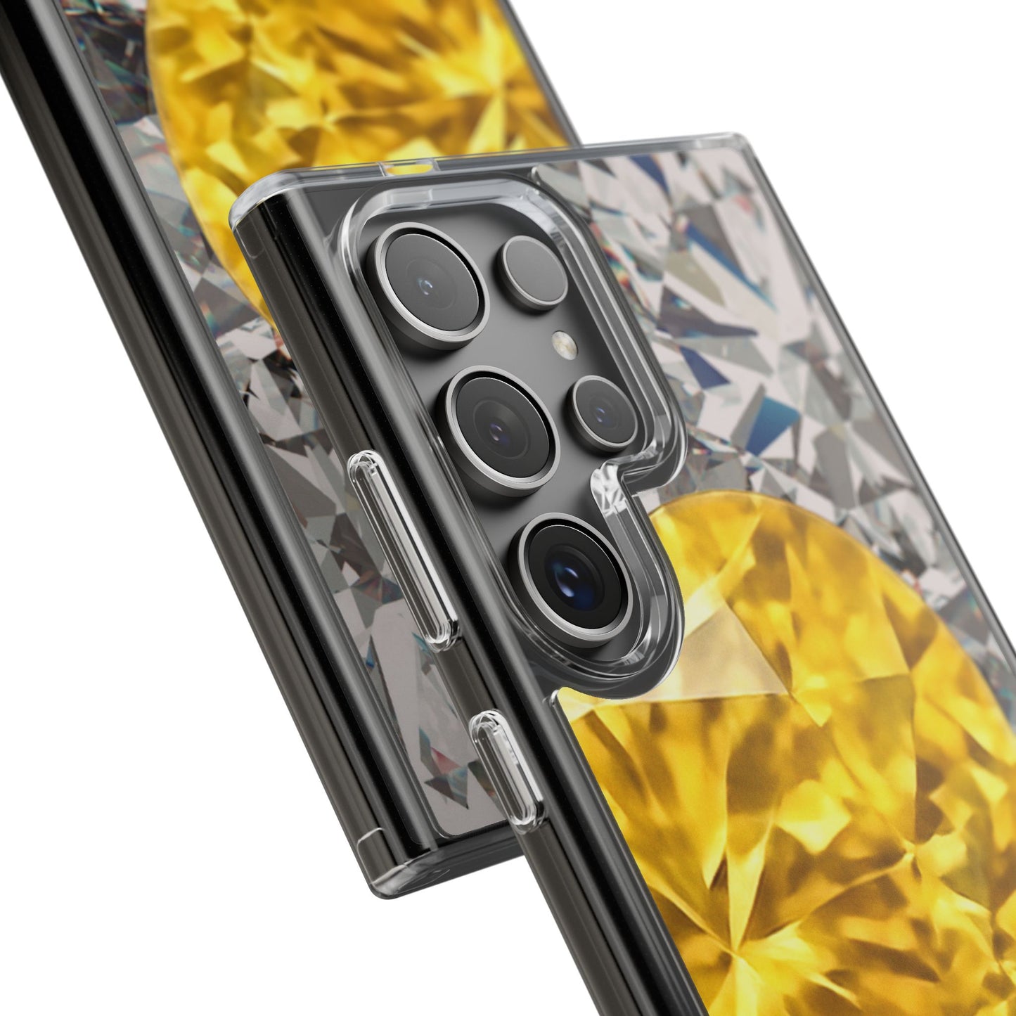 Clear Phone Case – Heart of Gold