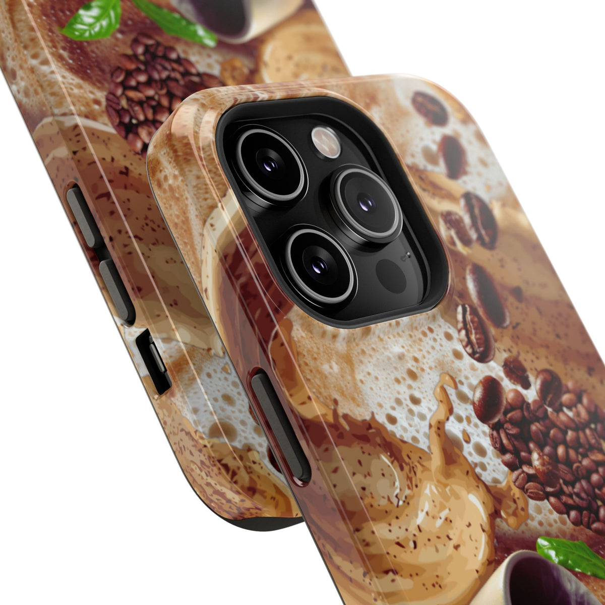 Impact-Resistant Phone Case – Love at First Sip – Compatible with iPhone 11–17 & Samsung Galaxy S22–S26 Series