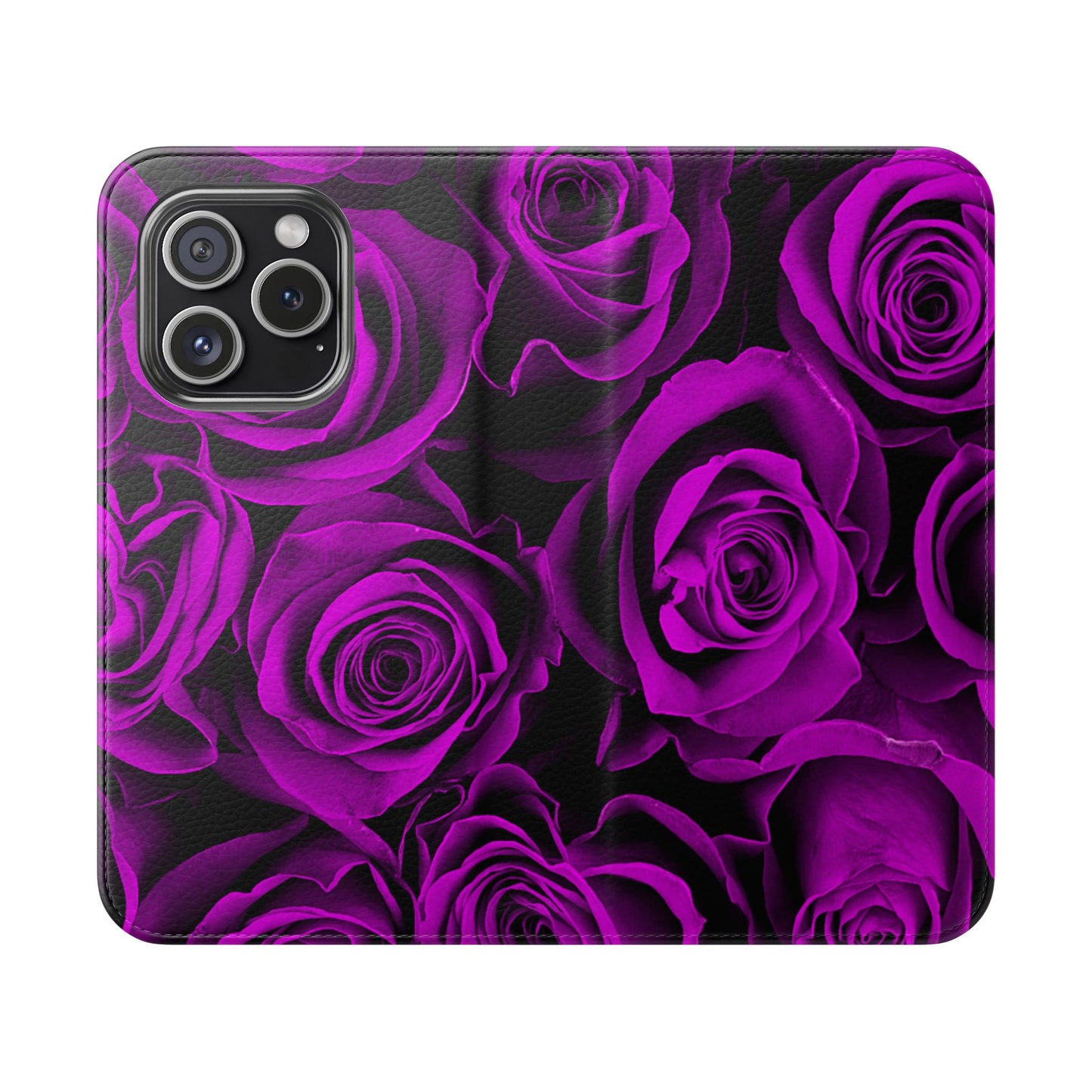 Flip Case – Amethyst Roses