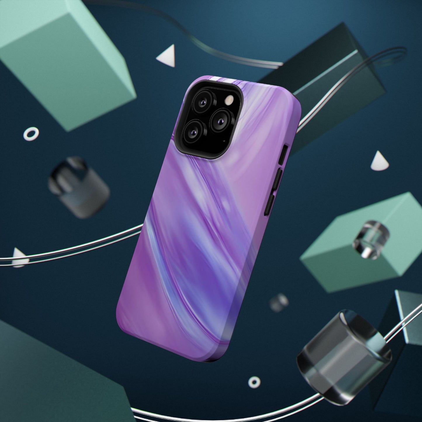 Impact-Resistant Phone Case – Lavender Wave