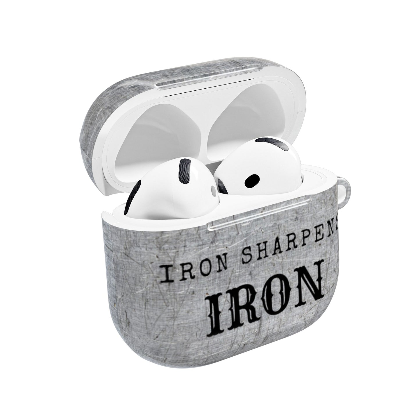 Earbud Case Cover – Forged Steel