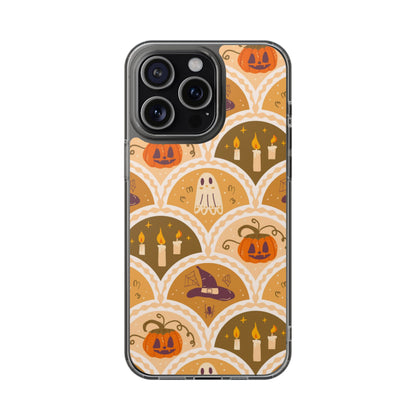 Clear Phone Case – Vintage Haunt – Compatible with iPhone 13–17 & Samsung Galaxy S25–S26 Series