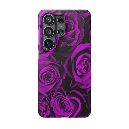 Snap Phone Case – Amethyst Roses