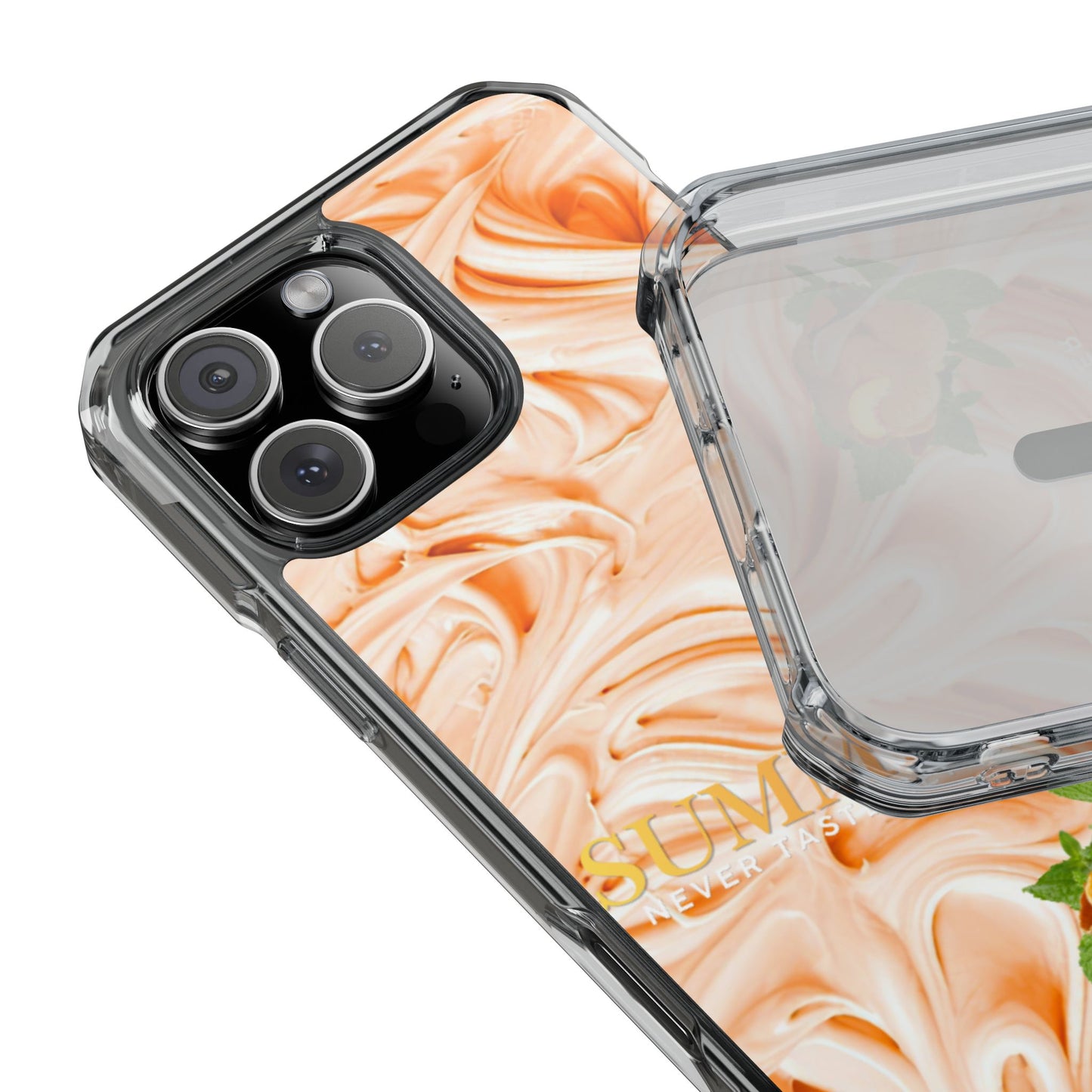 Clear Phone Case – Peach Sorbet