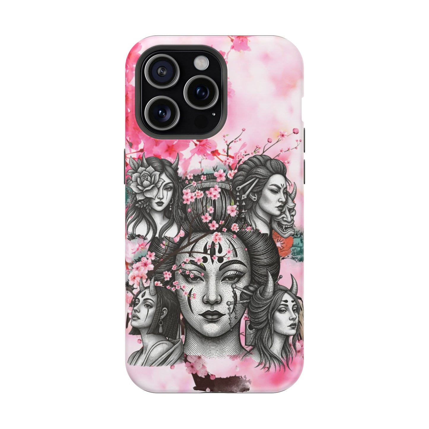 Wireless-Charging Compatible Case – Blossom & Thorn