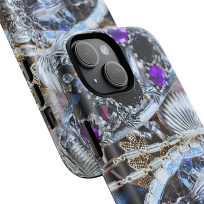 Protective Magnetic Phone Case – Chrome Jewel