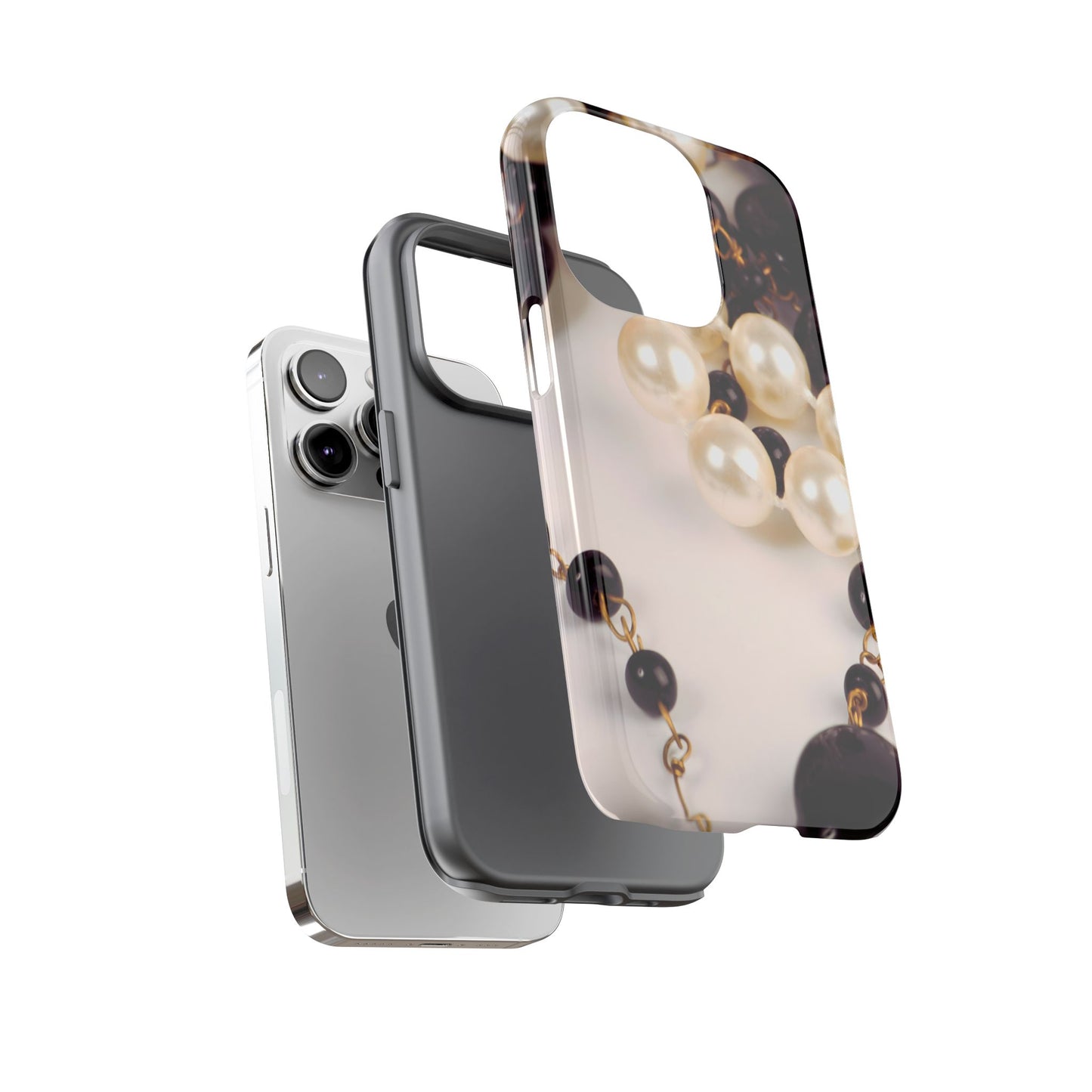 Protective Phone Case – Noir Pearl