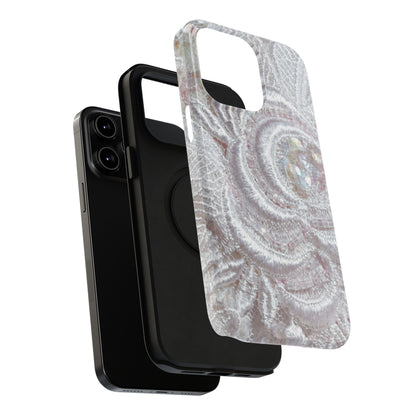 Impact-Resistant Phone Case – Lace Veil