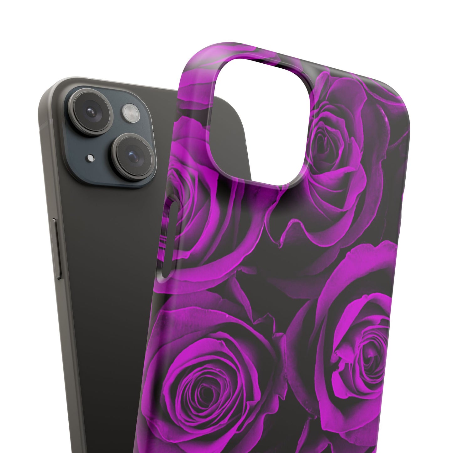 Snap Phone Case – Amethyst Roses