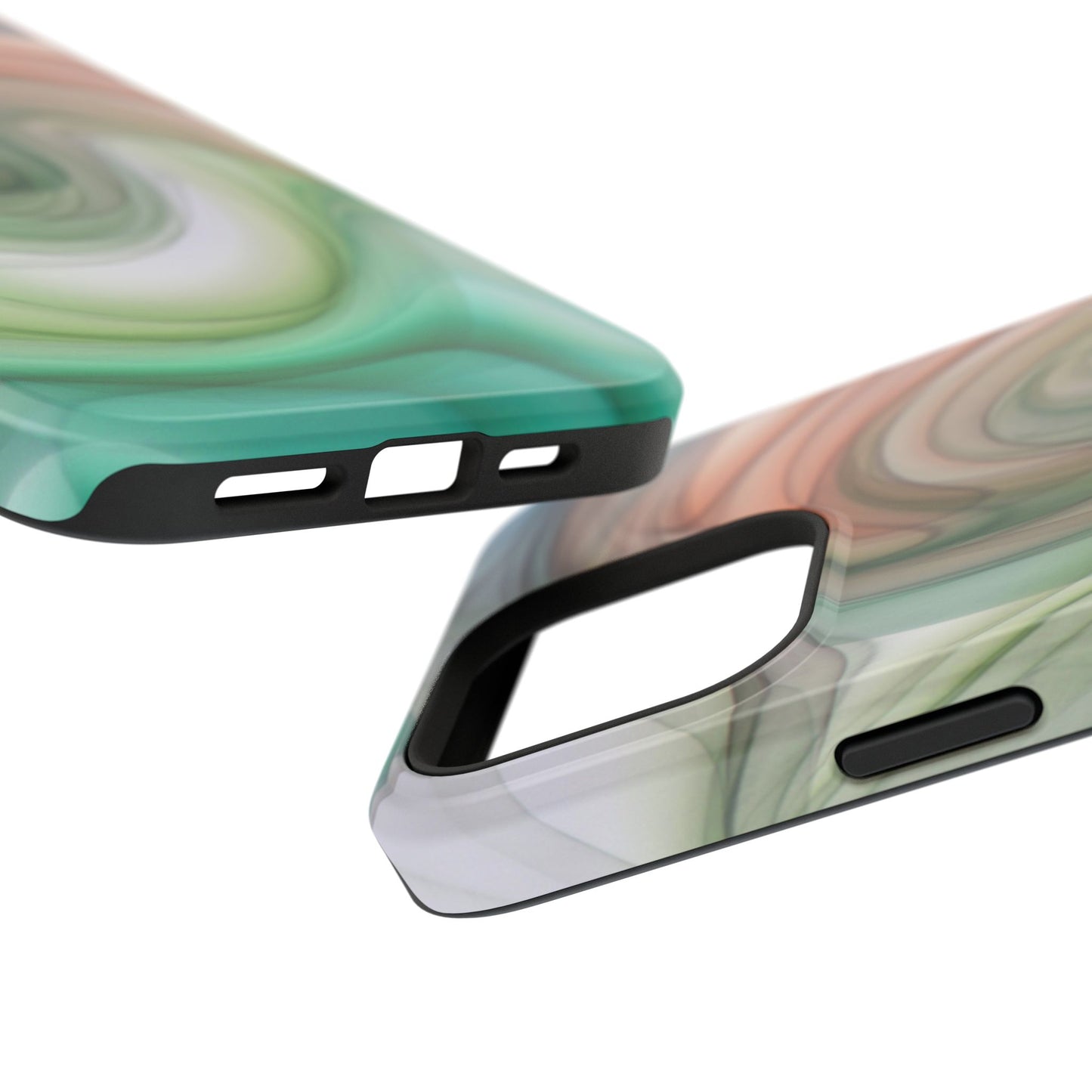 Impact-Resistant Phone Case – Marble Flow