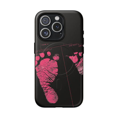 Protective Magnetic Phone Case – Mom’s Little Pink Footprints