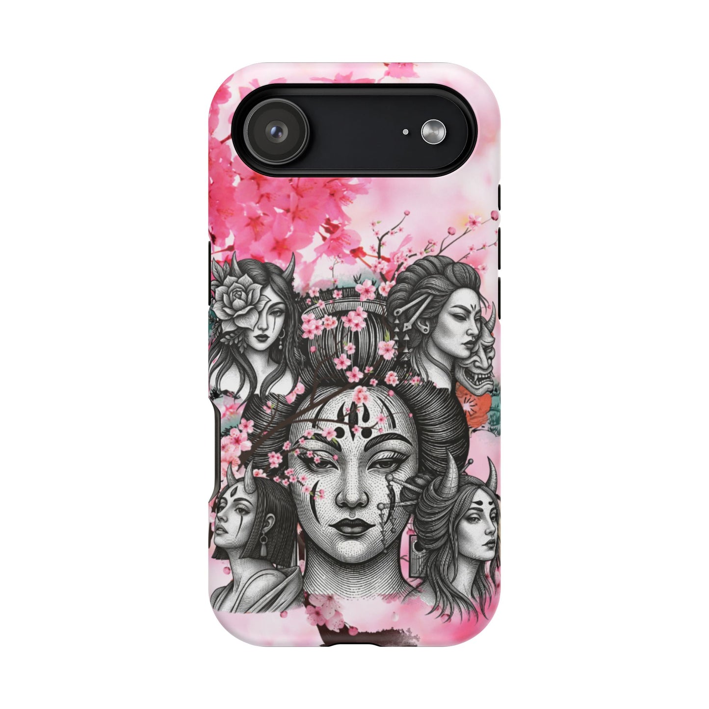 Wireless-Charging Compatible Case – Blossom & Thorn