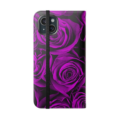 Flip Case – Amethyst Roses