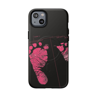 Protective Magnetic Phone Case – Mom’s Little Pink Footprints