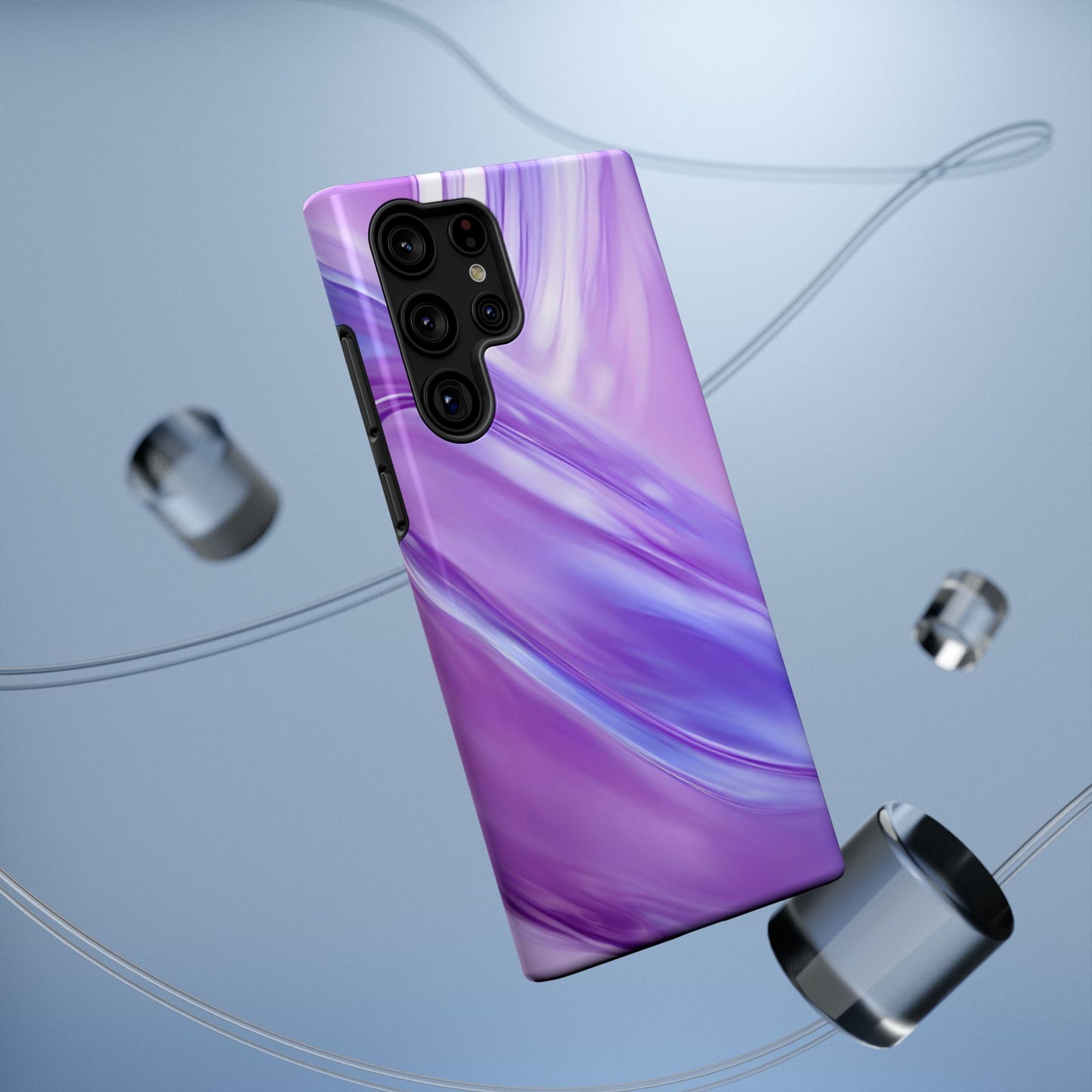 Impact-Resistant Phone Case – Lavender Wave