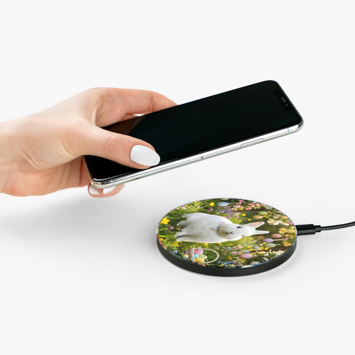Wireless Phone Charger – Pastel Pop Bunny