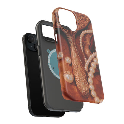 Wireless-Charging Compatible Case – Bronze Vanity