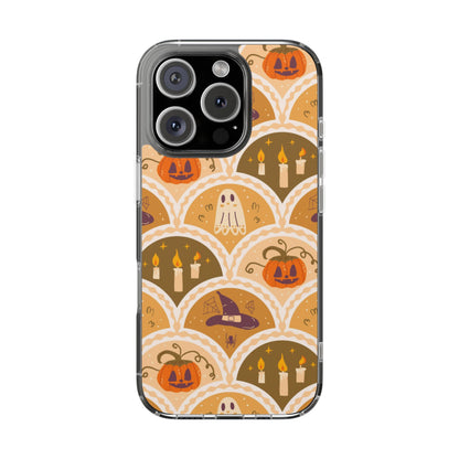 Clear Phone Case – Vintage Haunt – Compatible with iPhone 13–17 & Samsung Galaxy S25–S26 Series