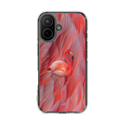 Clear Magnetic Phone Case – Scarlet Plume