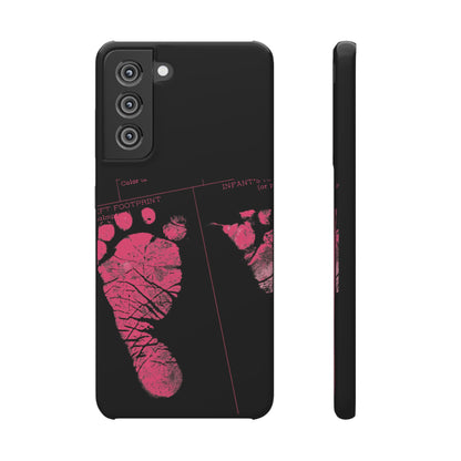 Snap Phone Case – Mom’s Little Pink Footprints