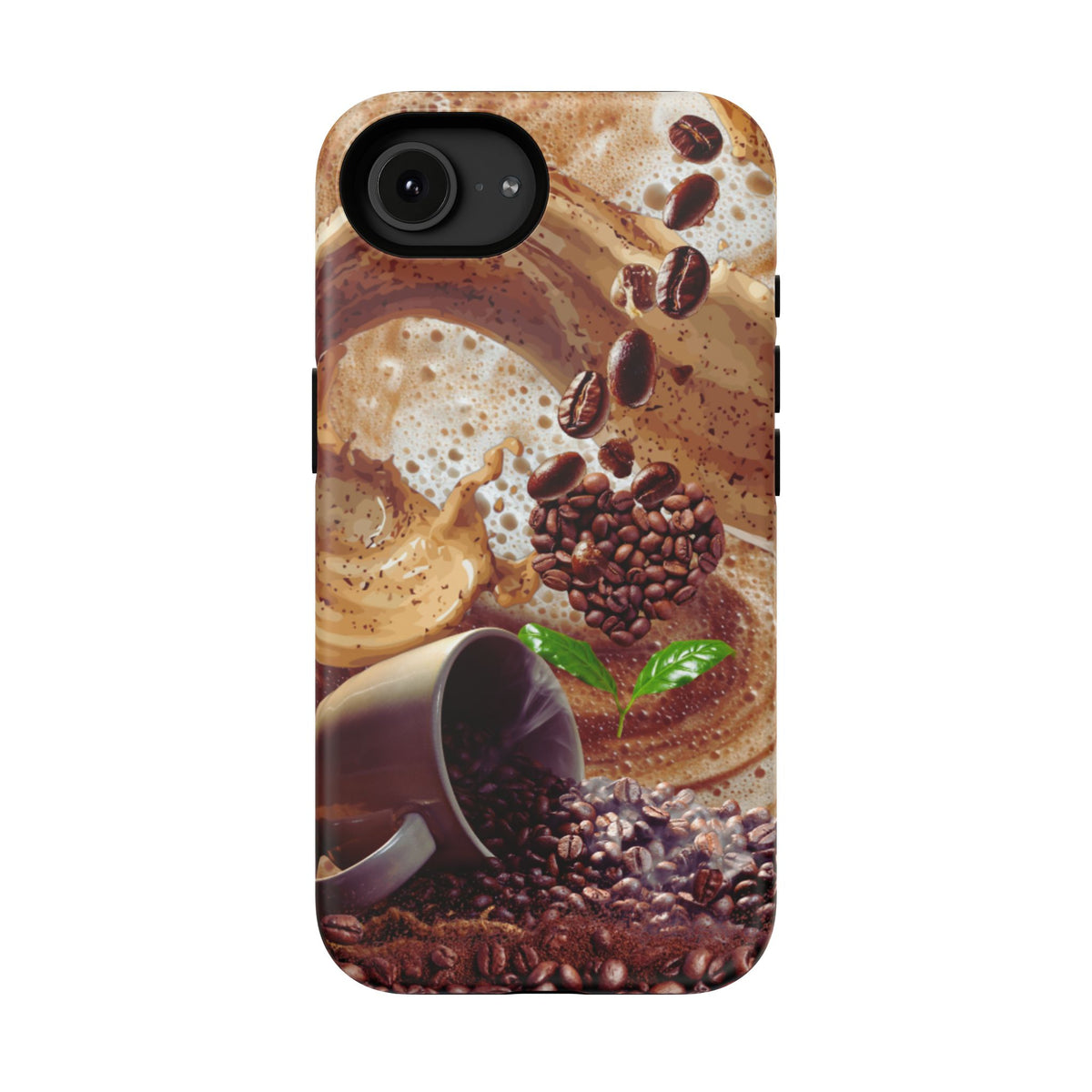 Impact-Resistant Phone Case – Love at First Sip – Compatible with iPhone 11–17 & Samsung Galaxy S22–S26 Series