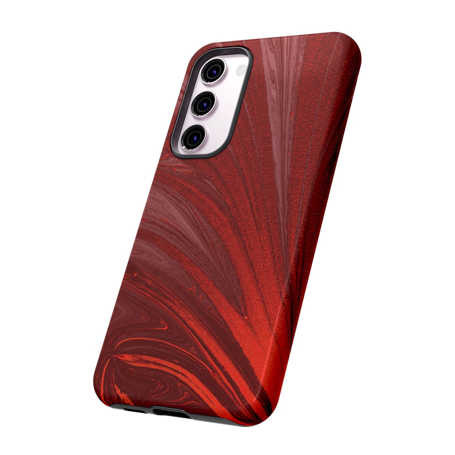 Protective Phone Case – Crimson Current