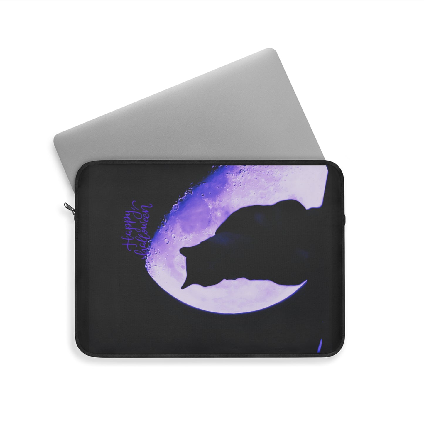 Slim Neoprene Laptop Sleeve – Moonlit Familiar