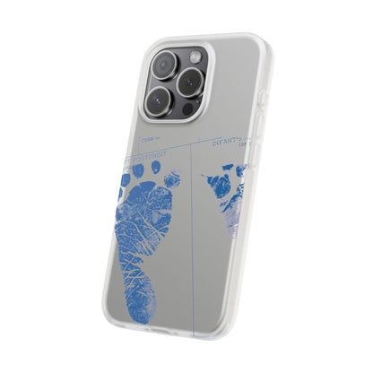 Flexi Case – Mom’s Little Blue Footprints