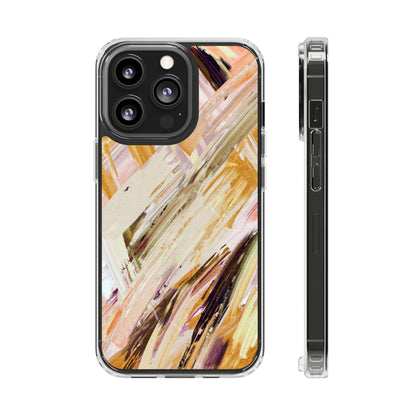 Clear Magnetic Phone Case – Brush & Bronze