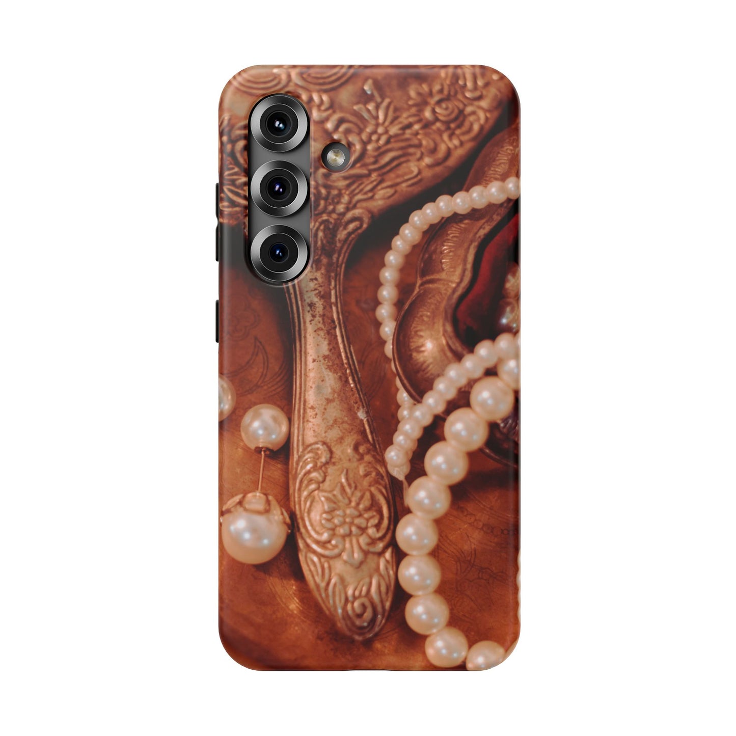 Impact-Resistant Phone Case – Bronze Vanity