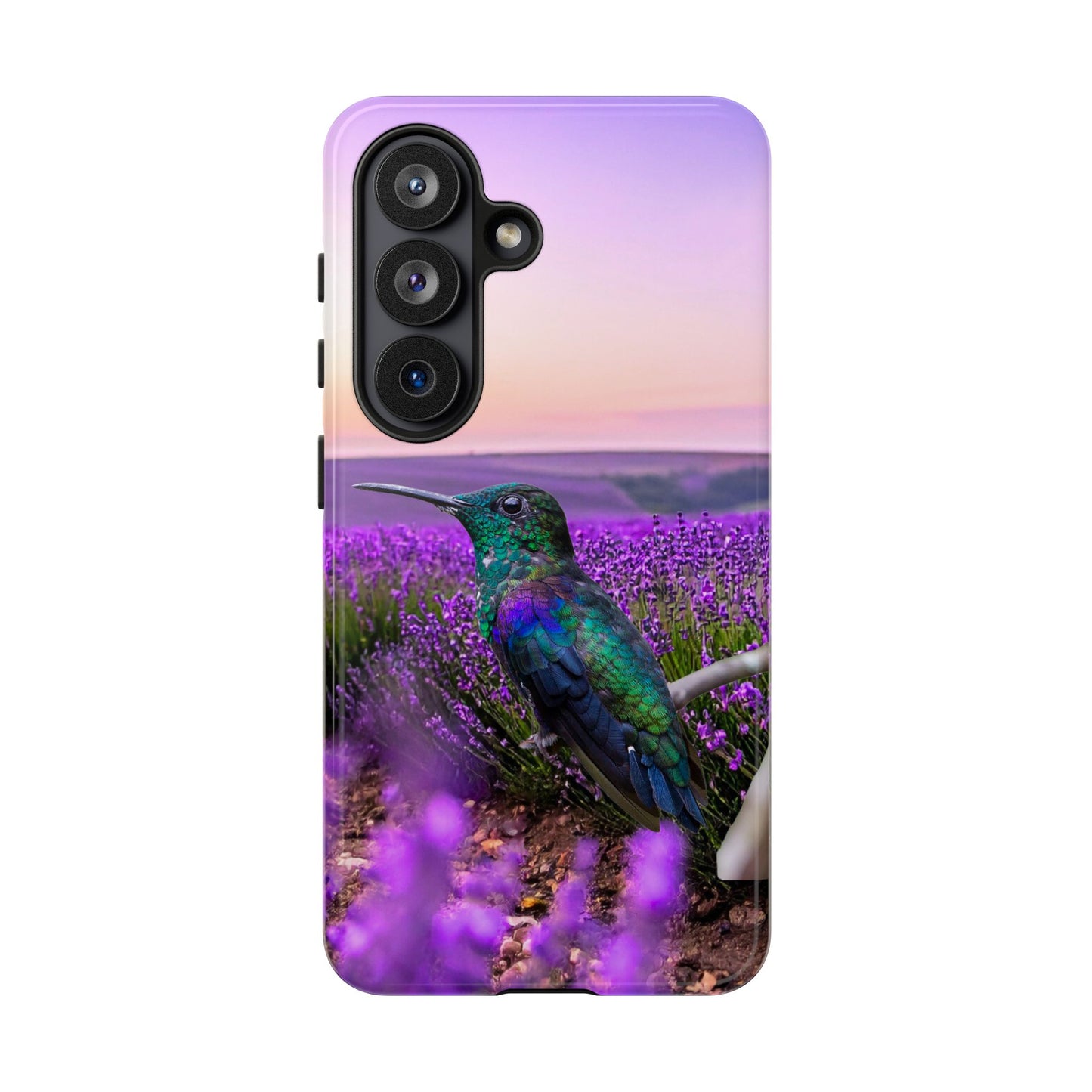 Protective Phone Case – Hummingbird Reverie