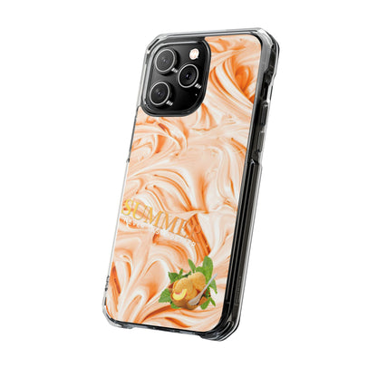 Clear Phone Case – Peach Sorbet