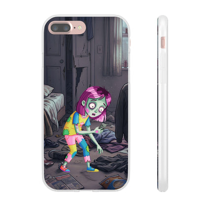 Zombie Girl Phone Case — Cute Creepy Cartoon Phone Cover