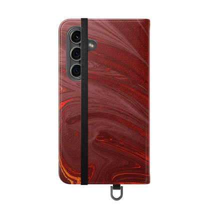 Flip Case – Crimson Current