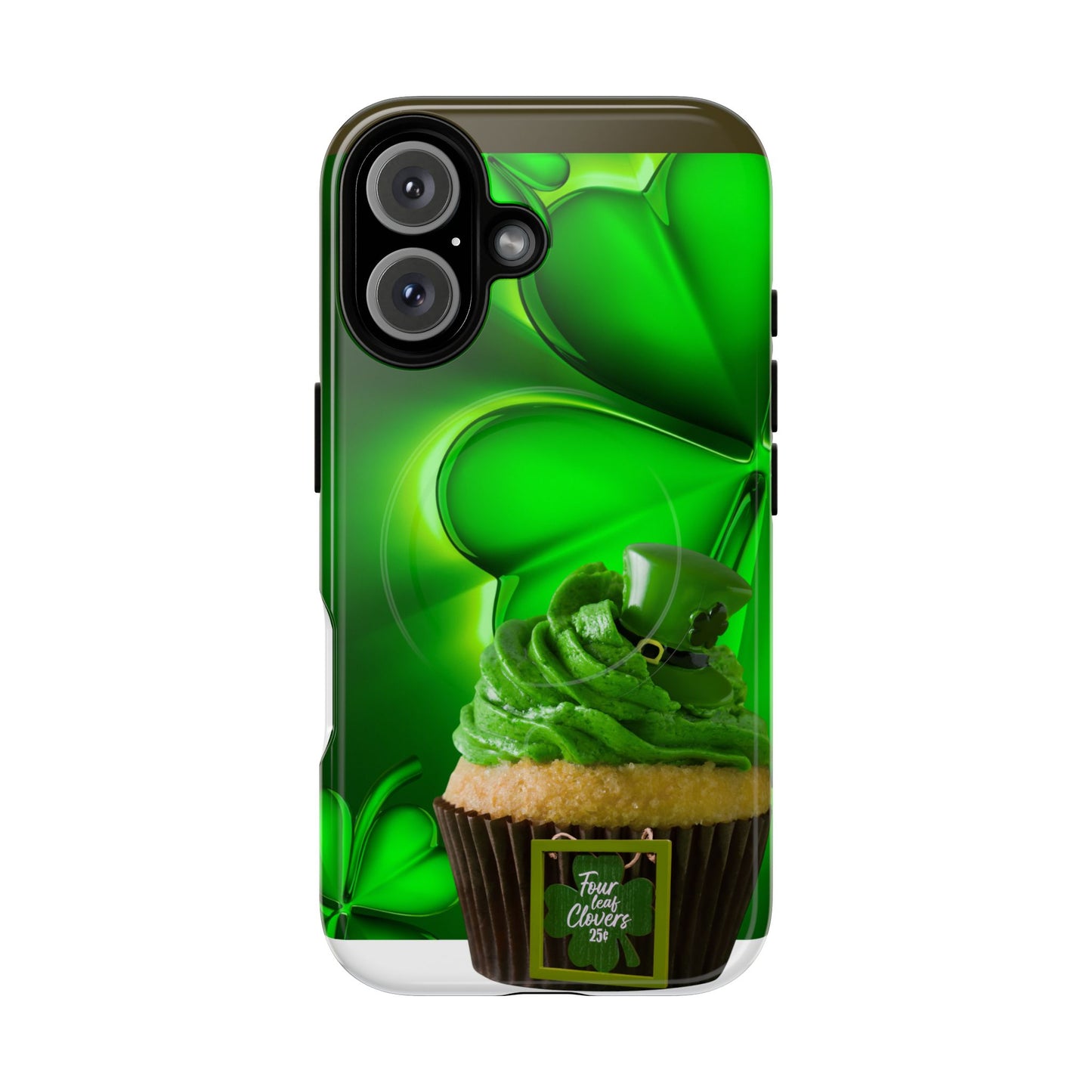 Protective Phone Case – Lucky Clover Cupcake