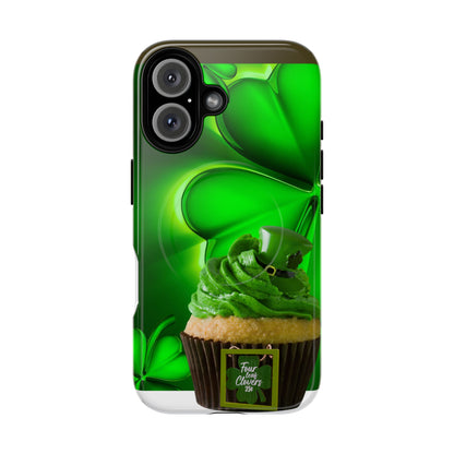 Protective Phone Case – Lucky Clover Cupcake