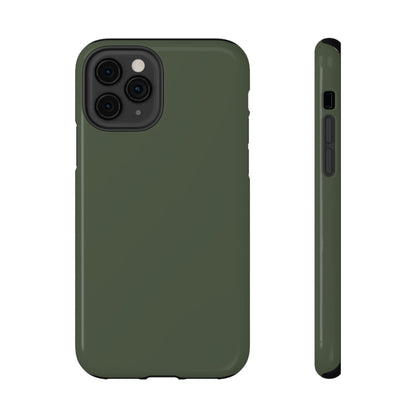Impact-Resistant Phone Case — Military Green Protective Shockproof Cover