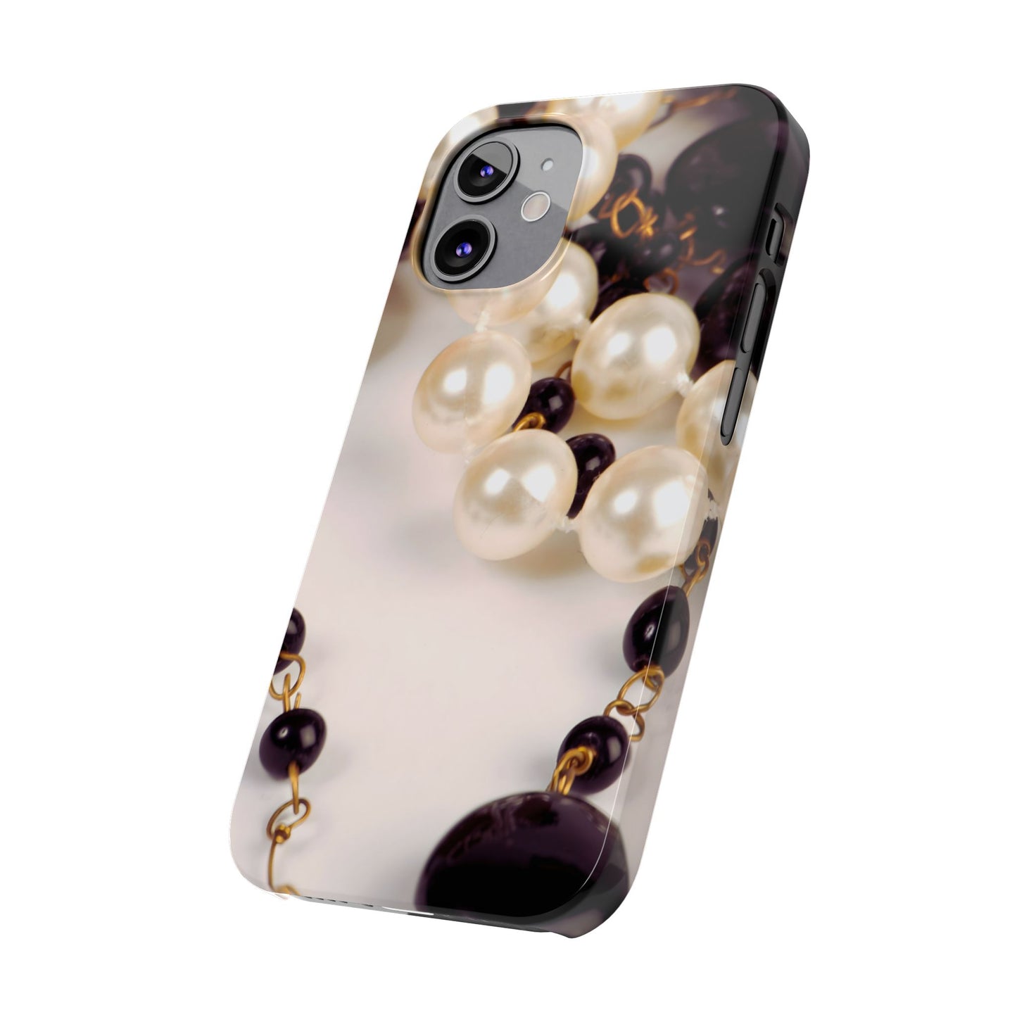 Slim Phone Case – Noir Pearl