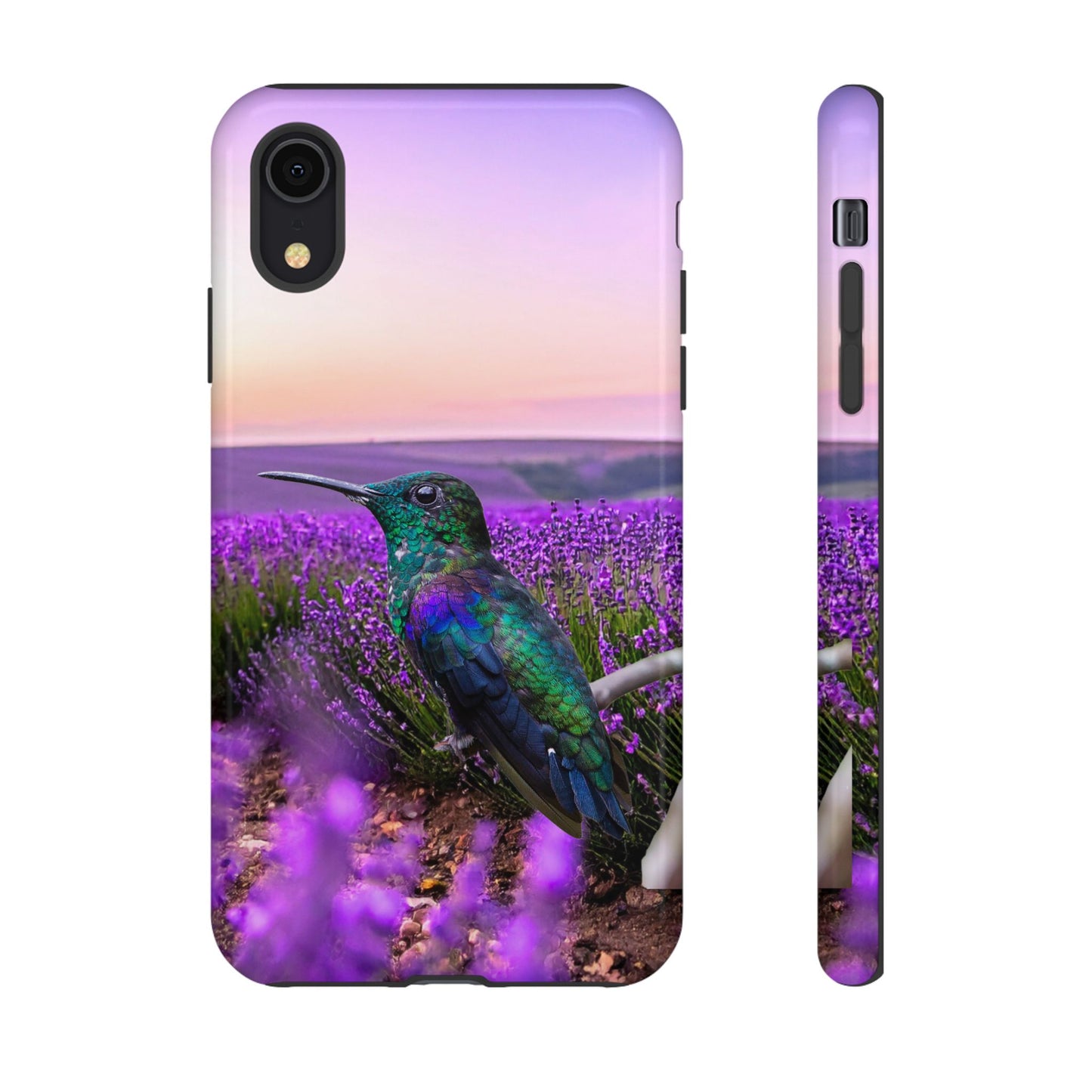 Protective Phone Case – Hummingbird Reverie