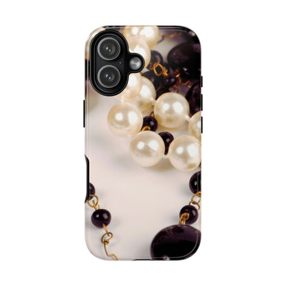 Protective Phone Case – Noir Pearl
