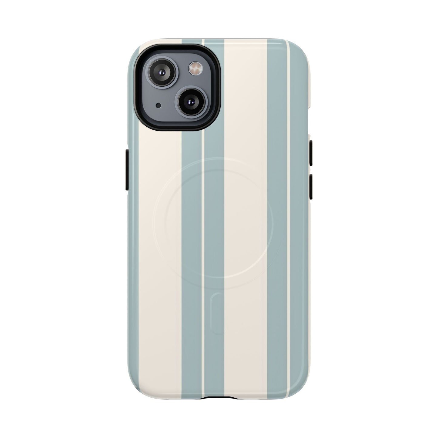 Protective Magnetic Phone Case - Coastal Stripe