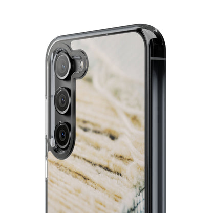 Clear Phone Case – Woven Warmth