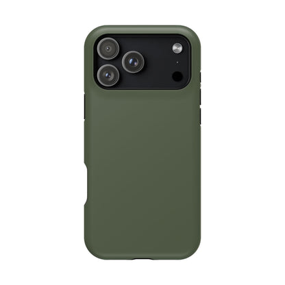 Impact-Resistant Phone Case — Military Green Protective Shockproof Cover