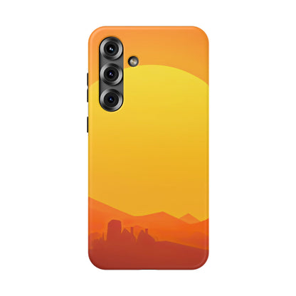 Impact-Resistant Phone Case – Desert Sunrise