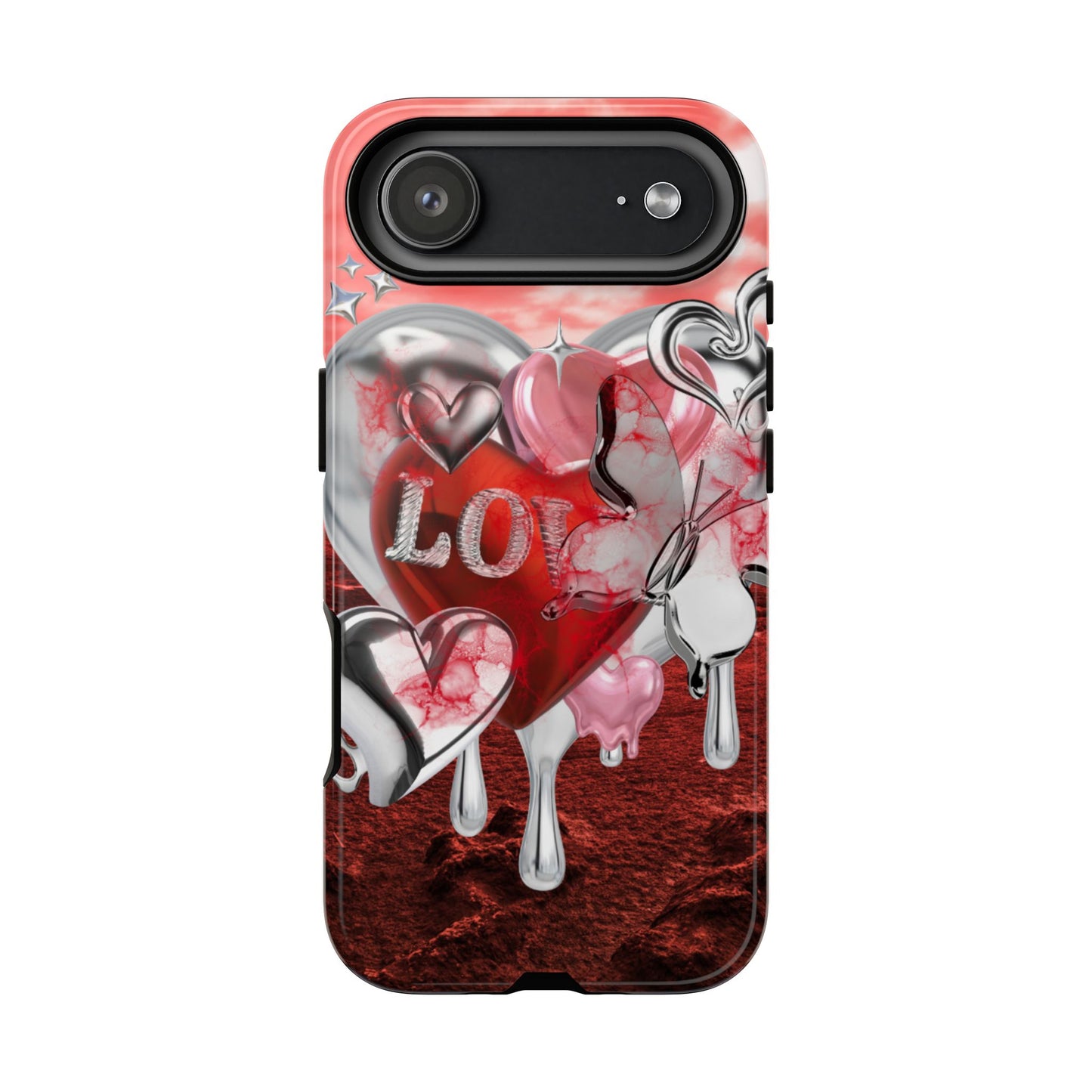 Protective Phone Case – Chrome Love