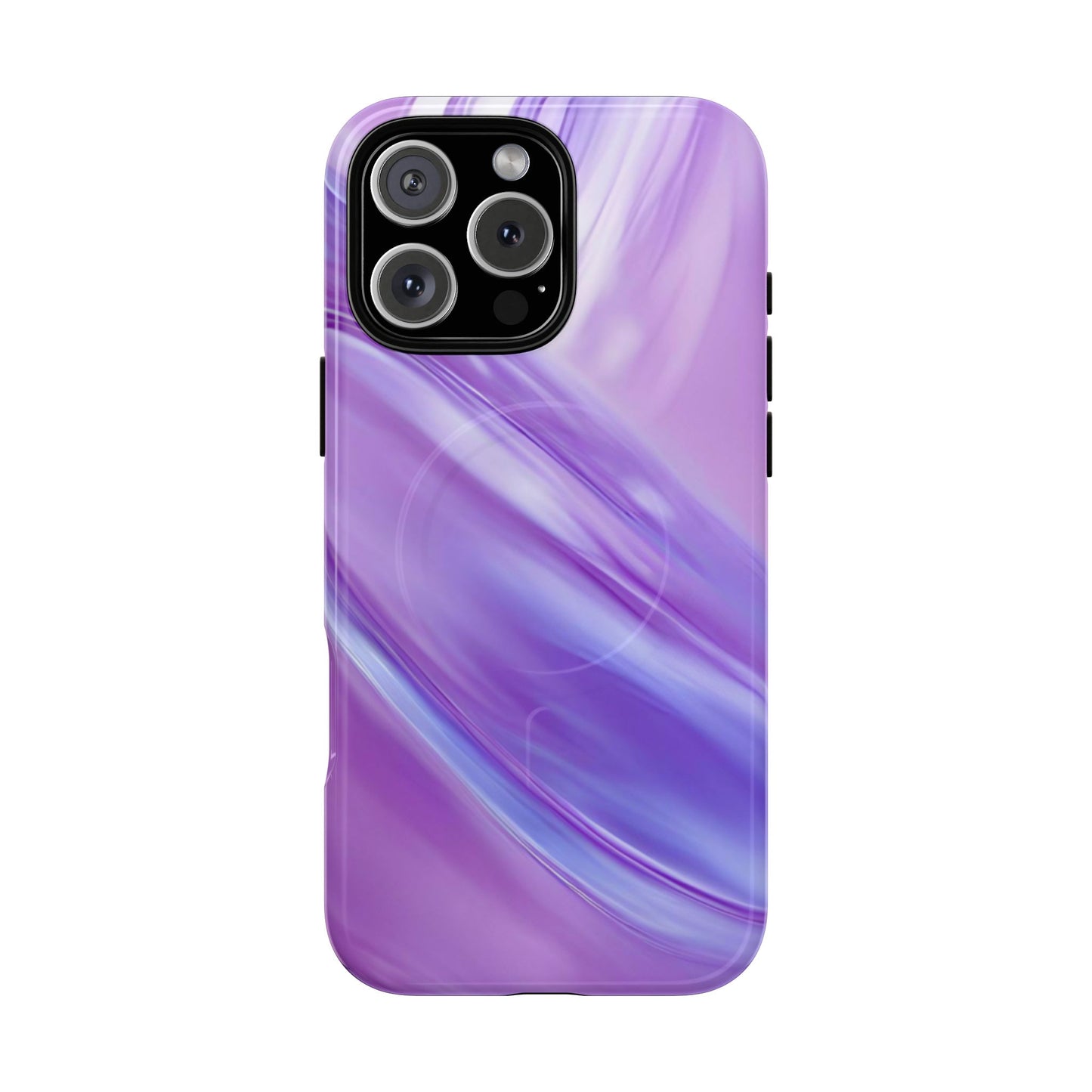Protective Magnetic Phone Case – Lavender Wave