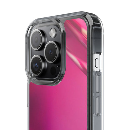 Clear Phone Case – Magenta Motion