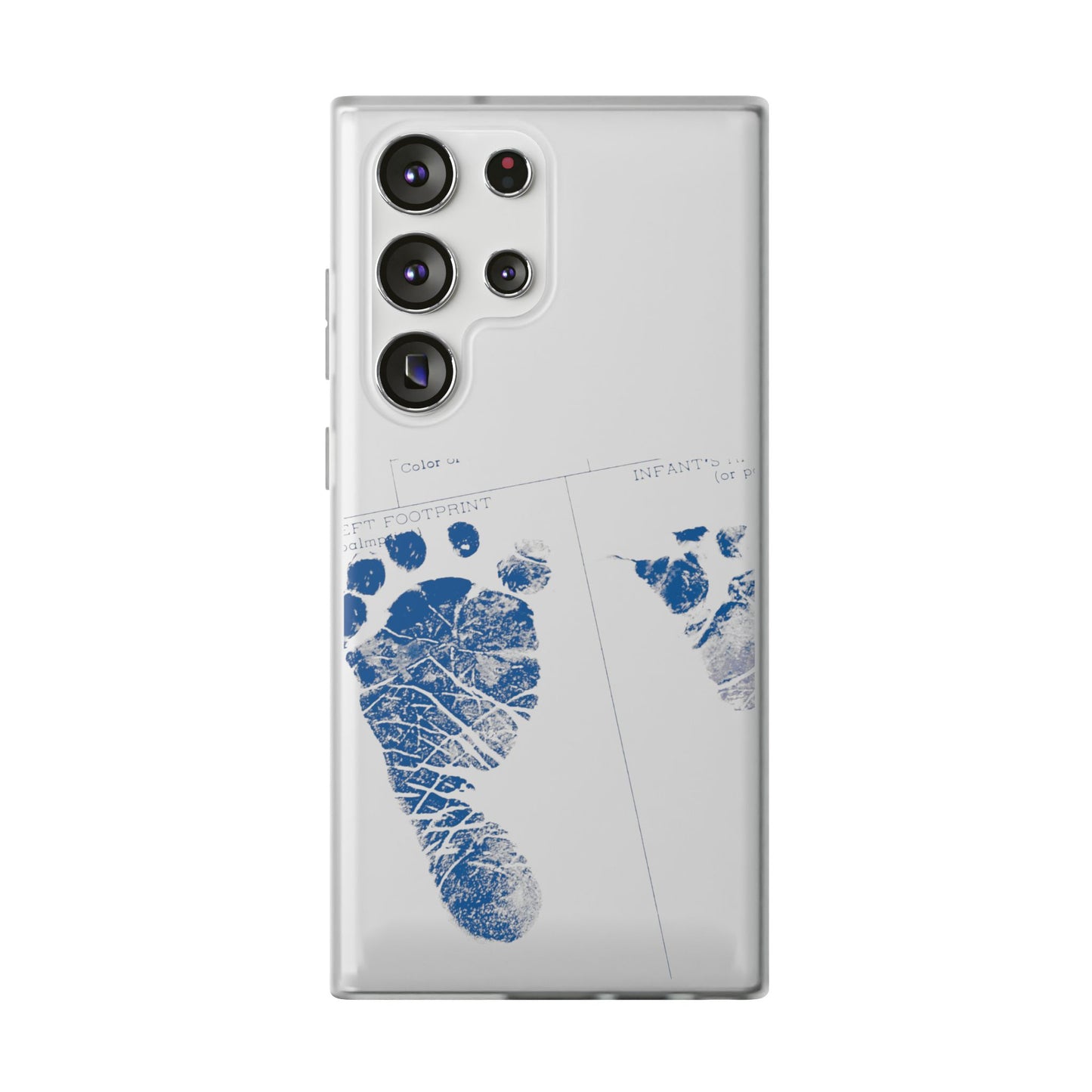 Flexi Case – Mom’s Little Blue Footprints