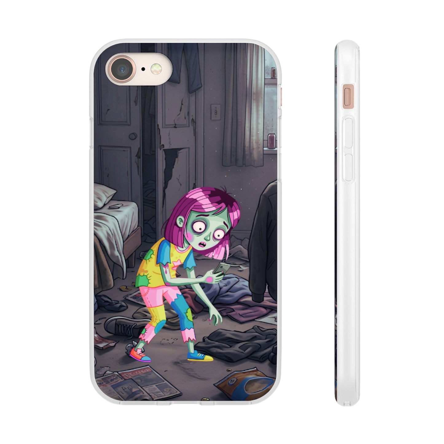 Zombie Girl Phone Case — Cute Creepy Cartoon Phone Cover