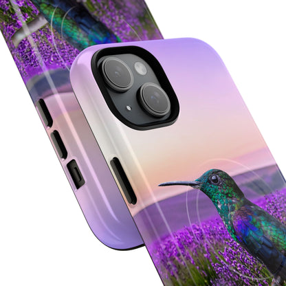 Protective Magnetic Phone Case – Hummingbird Reverie